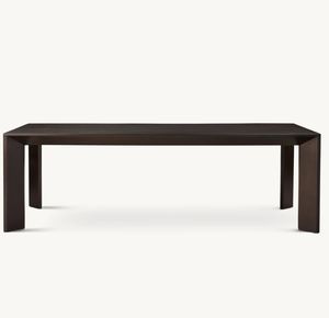 Nouveau design de salle à manger pour la maison <span class=keywords><strong>Arles</strong></span> Table de salle à manger rectangulaire Table à manger en bois massif - Product Image 1