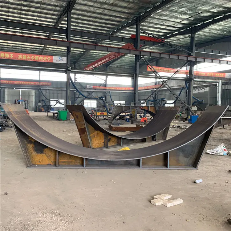 Large diameter pipe saddle support saddle plate pipe support