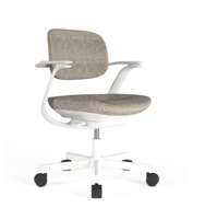 Chaise de bureau ergonomique en maille, pivotante et réglable, avec support lombaire pour la maison, l'étude et le bureau