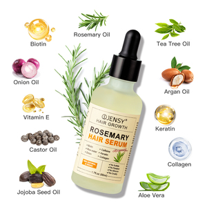 Nhãn hiệu riêng tự nhiên caffeine Argan Biotin Gạo Hương thảo hữu cơ tăng trưởng tóc da đầu điều trị huyết thanh sửa chữa chống gàu - Product Image 1