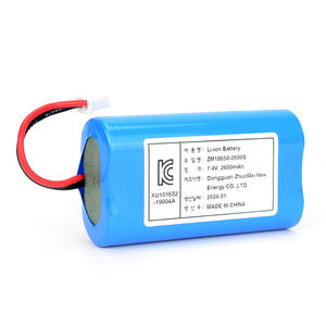 תעודת kc 18650 חבילת הסוללה <span class=keywords><strong>2600mah</strong></span> <span class=keywords><strong>7.4v</strong></span> 2s1p נטענת li-ion 18650 סוללות ליתיום יון תאי ליתיום - Product Image 4