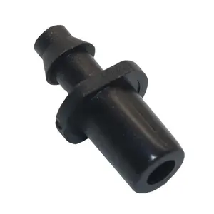 Conector recto de lengüeta única de plástico de 1/4 pulgadas, conector rápido de agua, accesorios de riego de jardín