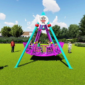 Un Pequeño Barco Pirata en un Parque que No Requiere Electricidad y es un Atracción sin Motor para Adultos y Niños - Product Image 1