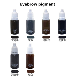 Pigmento de <span class=keywords><strong>Tatuaje</strong></span> de Maquillaje Permanente de Marca Privada, Tinta de <span class=keywords><strong>Tatuaje</strong></span> para Cejas, Delineador de Ojos y Labios, Colores para Maquillaje de Cejas - Product Image 3