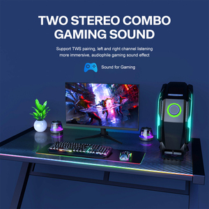 Bán buôn RGB ánh sáng không Dây <span class=keywords><strong>Super</strong></span> <span class=keywords><strong>Bass</strong></span> điện thoại từ đứng Dung lượng pin lớn Loa <span class=keywords><strong>bluetooth</strong></span> di động - Product Image 6