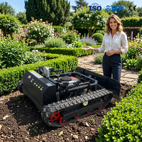 Tondeuse à gazon télécommandée pour vergers, vignobles, pentes et fermes – Machine professionnelle de débroussaillage.