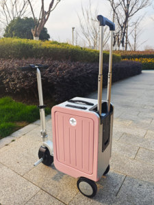 <span class=keywords><strong>Maleta</strong></span> con ruedas duradera Alilotop para montar en scooter, juego de equipaje inteligente robótico con marco de aluminio, almacenamiento de viaje y paseo - Product Image 5