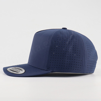Gorra de Golf Vintage de 5 Paneles, 100% Poliéster Oxford, Unisex, con Logotipo Personalizado, Perforada con Corte Láser, Diseño Deportivo de Leopardo, Argyle y Frutas, Venta al Por Mayor