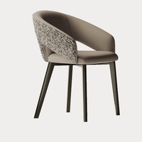 Chaise de salle à manger moderne en cuir robuste et légère avec dossier et structure métallique, idéale pour la maison, le bureau et le salon – Meilleure vente