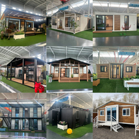 Conteneur d'habitation modulaire préfabriqué en acier, pliable et extensible, de 20 pieds, de luxe moderne, en kit, vente en gros de Chine