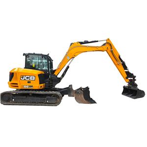 รถขุดขนาดเล็ก JCB 86C-2 รุ่น 8 ตัน ของแท้จากสหรัฐอเมริกา เพื่อประสิทธิภาพสูง พร้อมใบรับรอง CE และ EPA - Product Image 1