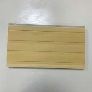 แผ่นผนังไม้ไผ่ WPC กันน้ำ เป็นมิตรกับสิ่งแวดล้อม สำหรับตกแต่งภายในและภายนอก ดีไซน์ 3 มิติ  วัสดุพลาสติกคล้ายไม้ เหมาะสำหรับโรงแรม โรงเรียน - Product Image 6