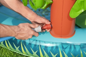 2025 nuovo arrivo <span class=keywords><strong>bestway</strong></span> 53166 all'aperto Pvc gonfiabile parco acquatico 224x181x72cm coccodrillo Cove Play Center piscina per bambini acqua divertimento - Product Image 2