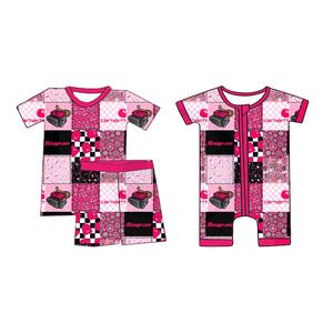 Kotak Misteri Pakaian Anak Bambu Motif Campur  Blind Box Kejutan  Set Pakaian Bayi Perempuan - Product Image 1