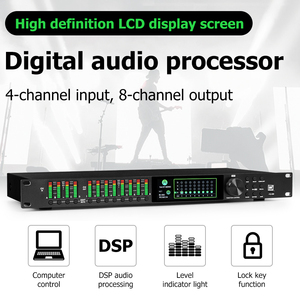 Système de gestion audio professionnel en métal EIF LD448, prix usine, processeur DSP 4 entrées 8 sorties avec FIR intégré pour la scène - Product Image 2