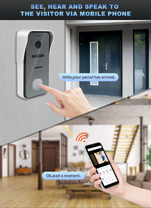 <span class=keywords><strong>Sonnette</strong></span> WiFi HD 1080P avec contrôle d'accès RFID PoE, audio bidirectionnel et vision nocturne pour villa et bureau - Product Image 4