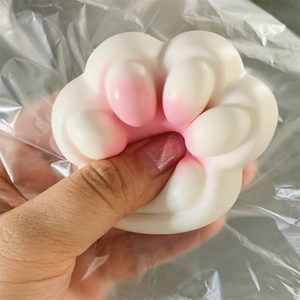 <b>Pink</b> Matcha Cat Claw Soft Gradient Paint <b>Spraying</b> Handmade Crafts Small Gift Jelly Slow Rebound Play DIY Props Soothing Model - Product Image 4