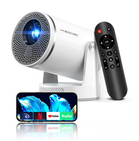 HY320Pro LED Projektör için En Yeni Model Android 14 1080P Taşınabilir Ev Sineması Otomatik Keystone Düzeltme