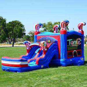 Надувной комбо-аттракцион «Волшебная тематика» по заводской цене: коммерческий батут и горка - Product Image 3