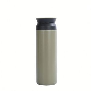 Gobelet isotherme japonais à couvercle plat 500 ml en acier inoxydable 304 avec poignée et infuseur à thé pour voiture, idéal comme cadeau - Product Image 5