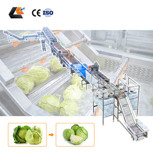 Lavadora de repollo bulboso y lechuga, equipo de lavado de <span class=keywords><strong>tomate</strong></span> a gran escala, línea de producción de lavado y secado de vegetales - Product Image 2