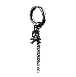 <span class=keywords><strong>Boucle</strong></span> <span class=keywords><strong>d</strong></span>'<span class=keywords><strong>oreille</strong></span> en acier médical hommes clip noir gland boucles <span class=keywords><strong>d</strong></span>'oreilles - Product Image 4