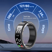 Für Tragbare Geräte: Individuelles Display, Fotokontrolle, Herzfrequenzmessung, Gesundheitsüberwachung, Intelligente 5ATM Wasserdichte Smart-Ringe mit Beleuchtung