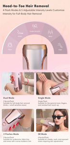 Appareil d'<span class=keywords><strong>épilation</strong></span> au laser IPL avec refroidissement par saphir et double <span class=keywords><strong>lumière</strong></span>, photoépilateur haute énergie 24J pour une <span class=keywords><strong>épilation</strong></span> durable - Product Image 5