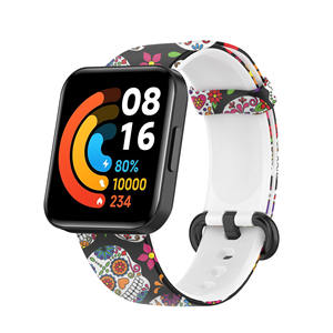 Correa de Silicona Transpirable con Estampado para Reloj Inteligente <span class=keywords><strong>Redmi</strong></span> <span class=keywords><strong>Watch</strong></span> <span class=keywords><strong>2</strong></span>, Hebilla de Goma, Pulsera de Moda, Varios Colores, Superventas - Product Image 3