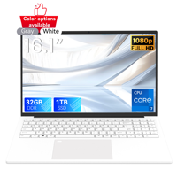 Ordinateur portable professionnel Intel Core I7 16,1 pouces flambant neuf, Windows 11, 16 Go de RAM, 512 Go de SSD, écran IPS 16:10, clavier anglais