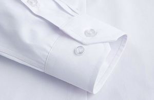 <span class=keywords><strong>Camisa</strong></span> Casual <span class=keywords><strong>de</strong></span> Hombre al por Mayor, Nueva Moda para Negocios Formal, 40% Algodón, <span class=keywords><strong>Manga</strong></span> <span class=keywords><strong>Larga</strong></span>, Cuello Mao, con Botones, Sencilla <span class=keywords><strong>de</strong></span> Color Sólido - Product Image 6