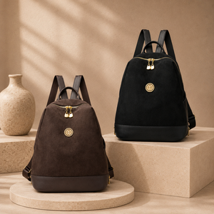 <span class=keywords><strong>Sac</strong></span> <span class=keywords><strong>à</strong></span> <span class=keywords><strong>dos</strong></span> <span class=keywords><strong>élégant</strong></span> en cuir PU texturé pour femmes, design antivol, <span class=keywords><strong>sac</strong></span> <span class=keywords><strong>à</strong></span> <span class=keywords><strong>dos</strong></span> tendance pour femmes, haute qualité, OEM ODM - Product Image 5