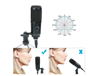 Microphone USB à vente chaude K669 Microphone à condensateur en métal pour PC Ordinateur Jeux <span class=keywords><strong>Youtube</strong></span> Enregistrement Studio Streaming - Product Image 4