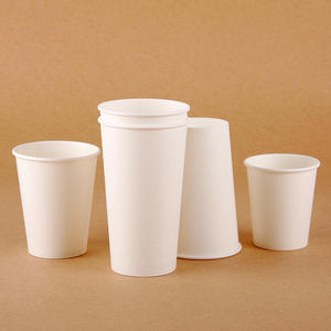 Vasos Desechables de Papel Premium de Pared Simple para Bebidas Calientes de 8oz, 12oz y 16oz, Ecológicos y Personalizados por el Fabricante - Product Image 1