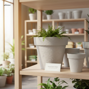 Jardinière Moderne en Plastique PP <span class=keywords><strong>de</strong></span> Haute Qualité, Écologique, pour l'Intérieur et l'Extérieur, pour Plantes et <span class=keywords><strong>Fleurs</strong></span>, Plusieurs Tailles Disponibles - Product Image 5