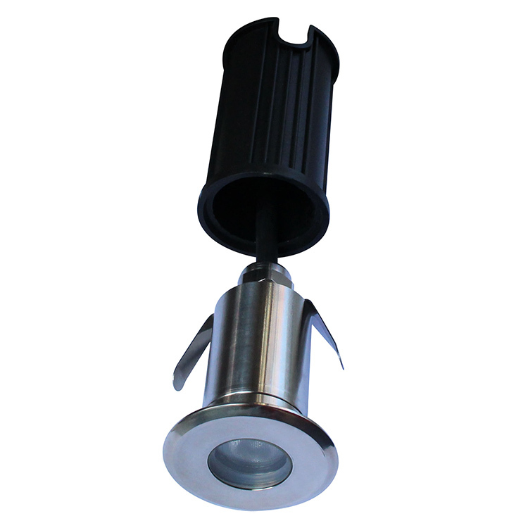 IP68 Waterproof Stainless Steel 1W 2W 3W LED Pool Lights Warm White & Green Blue for Pond Landscape IP68 Waterproof Glass Body