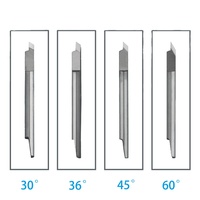 Cuchilla Summa T de 60 Grados, Carburo, Ángulo de Helicidad 45°, HRC 70, para Plotter de Corte de Vinilo, Serie SUMMA T OEM