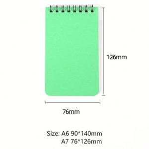 Cuadernos Espiralados A7 de 60 Hojas al por Mayor, Cubierta de PP en Colores Surtidos, para Uso en Oficina, Negocios, Estudiantes, Regalo Publicitario, Bloc de Notas - Product Image 4