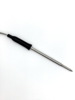 Sonde de température alimentaire avec poignée en silicone, joint en silicone et clip de fixation insérable pour barbecue