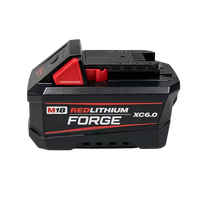 Batterie rechargeable au lithium-ion Milwaukee REDLITHIUM FORGE 18V 6.0Ah/8.0Ah pour outils électriques sans fil M18