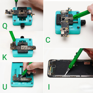 2uul chính xác tay kết thúc nhanh chóng lưỡi thiết lập cho điện thoại di động PCB underfill & IC chip keo loại bỏ màn hình bìa sau tháo gỡ - Product Image 4