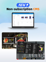 Reproductor de Señalización Digital con Software CMS Gratuito, Publicación Remota de Anuncios, Android Box 4+32G (YM07)