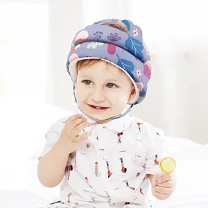 Wholesale Baby Helmet Cotton Adjustable Breathable Walking Protective Hat Infant Safety Helmet