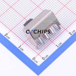 SK-22F03-G060 Slide Switch Through hole Component (THT) Switch Double Pole Double Throw Rectangle Pin Header PC Pin 17mm - Product Image 2