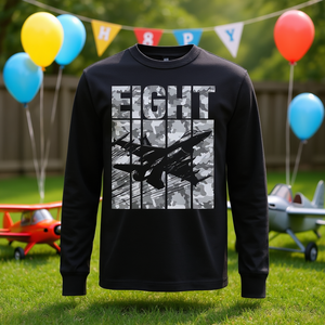 T-shirt militaire à manches longues camouflage pour garçons de 8 ans, cadeau d'anniversaire de 8 ans - Product Image 3