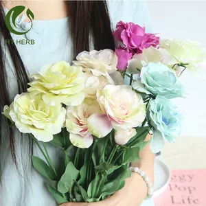 Chinese Eustoma Plastic for Wedding Wholesale Artificial Flower