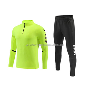 ชุดฝึกซ้อมฟุตบอลแขนยาวพิมพ์ลายสำหรับเด็ก ชุดทีมแบบซิปครึ่งตัวสำหรับปั่นจักรยานกลางแจ้ง - Product Image 5