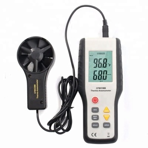 HT-9819 เครื่องวัดความเร็วลมแบบดิจิตอล LCD เครื่องวัดความเร็วลมแบบพกพาพร้อมกระเป๋าพกพา CFM/CMM เครื่องวัดความเร็วลม - Product Image 3