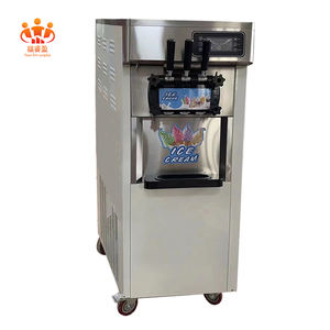 Machine à glace molle verticale à haute efficacité à prix avantageux avec écran tactile LCD, machine à glace commerciale avec 2+1 saveurs - Product Image 1