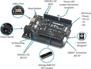 R3 ATmega328P 마이크로컨트롤러 개발 보드용 PTSolns (호환 가능) 16MHz 0.03MB - Product Image 2